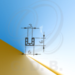 U profil, dr. 3mm U profil, dr. 3mm