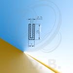U profil, dr. 2,5mm U profil, dr. 2,5mm